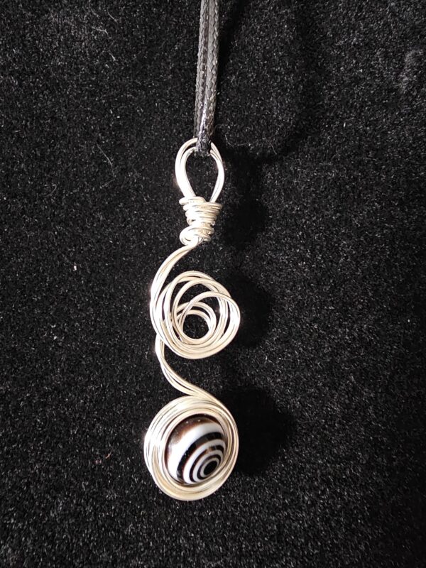 Silver Spiral Necklace