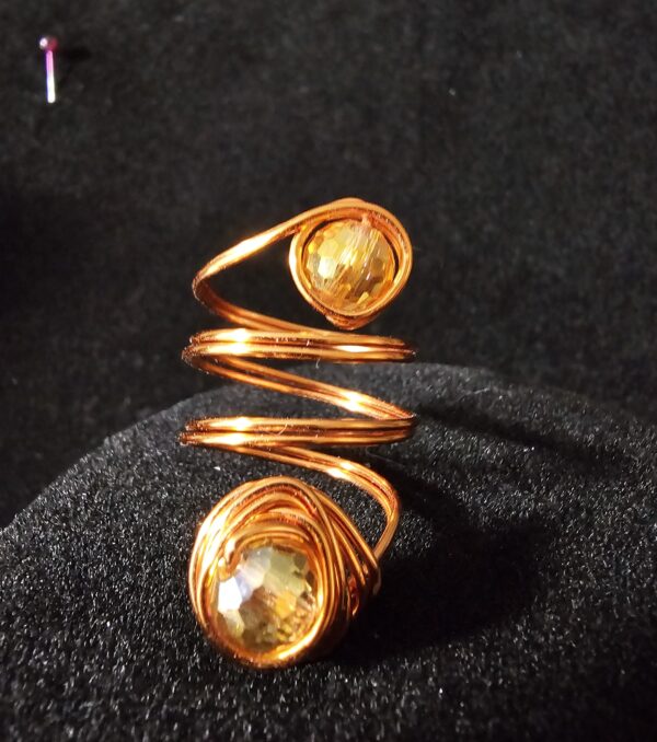 Gold Spiral Ring 1