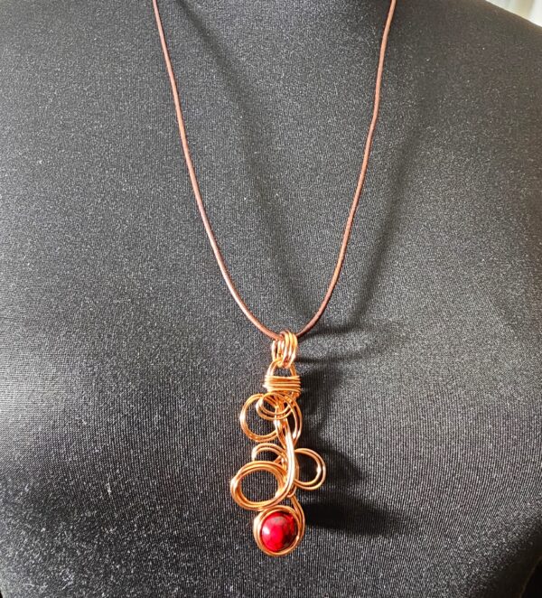 Red Copper Pendant